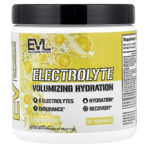 EVLution Nutrition, Electrolyte Volumizing Hydration, лимонад, 111 г (3,91 унции)