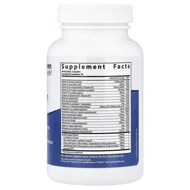 Fairhaven Health, мультивитамины для мужчин, 90 капсул
