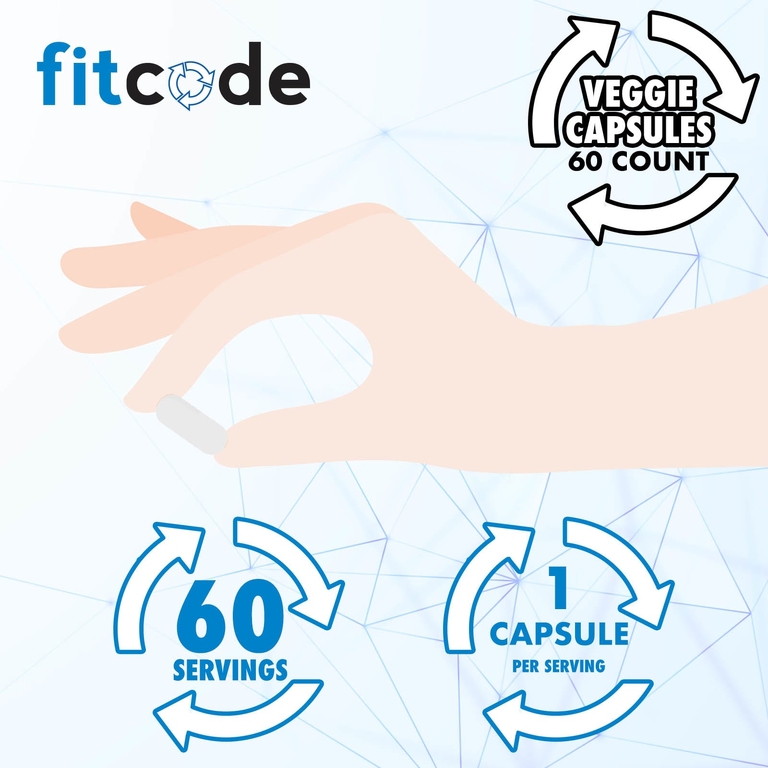 fitcode, L-теанин, 200 мг, 60 растительных капсул (Товар снят с продажи) 