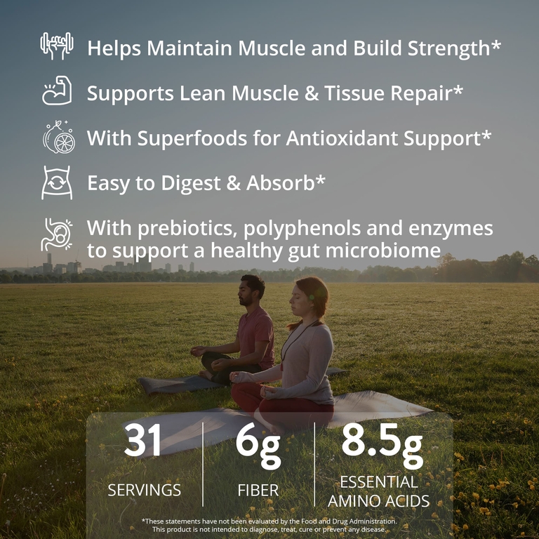 MRM Nutrition, растительный протеин с суперфудами, шоколадный вкус, 1140 г (2,5 фунта)
