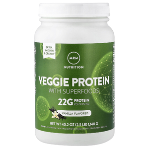 MRM Nutrition, Растительный протеин с суперфудами, ваниль, 1140 г (2,5 фунта)