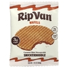 Rip Van Wafels, Snickerdoodle, строопвафель с карамельной начинкой, 4 упаковки по 33 г (1,16 унции)