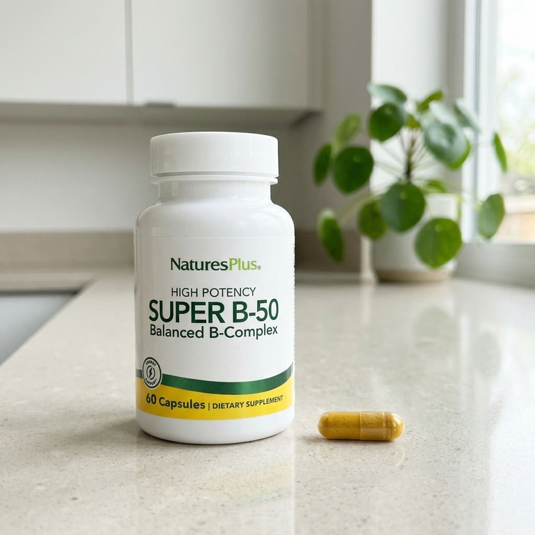 NaturesPlus, Super B-50, 60 капсул