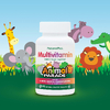 NaturesPlus, Animal Parade®, жевательные мультивитамины для детей, со вкусом вишни, винограда и апельсина, 90 таблеток в форме животных