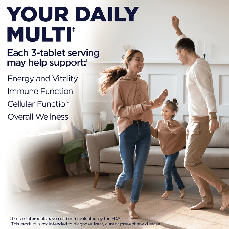 KAL, Enhanced Energy®, мультивитамины из цельных продуктов, без железа, 180 растительных таблеток
