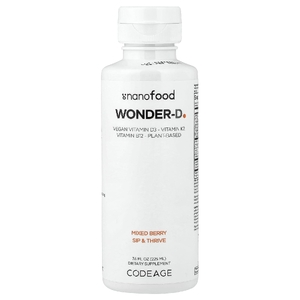 Codeage, NanoFood, Wonder-D, со вкусом ягодного ассорти, 225 мл (7,6 жидк. унции) (Товар снят с продажи) 