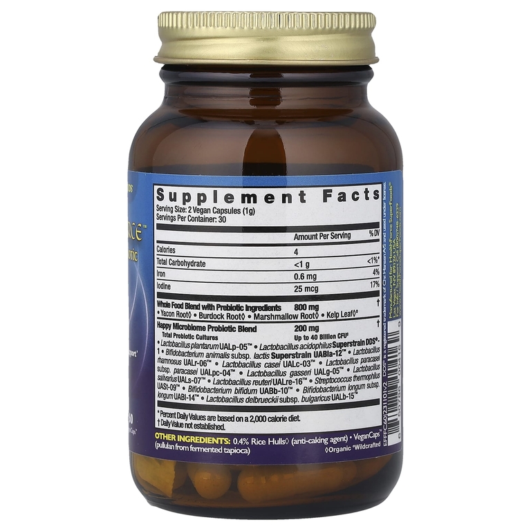 HealthForce Superfoods, Friendly Force™, Ultimate Probiotic, 60 VeganCaps™ (Товар снят с продажи) 