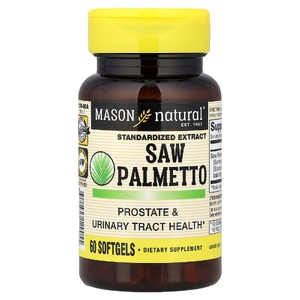 Mason Natural, сереноя, стандартизированный экстракт, 60 капсул (160 мг в 1 капсуле)