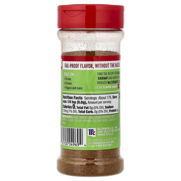 McCormick, Perfect Pinch®, приправа каджун, 141 г (5 унций)