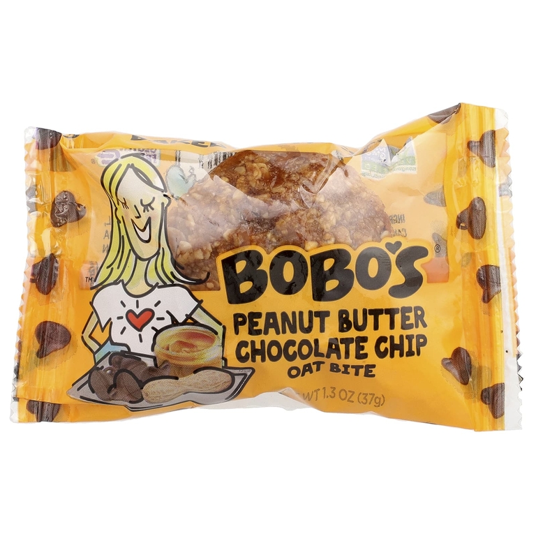 Bobo's Oat Bars, Oat Bites, арахисовая паста и шоколадная крошка, 5 шт. по 37 г (1,3 унции) (Товар снят с продажи) 