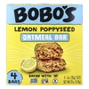 Bobo's Oat Bars, овсяный батончик, лимон и мак, 4 батончика по 85 г (3 унции)