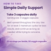 Daily Wellness Company, Смесь для фертильности женщин, 90 капсул в растительной оболочке