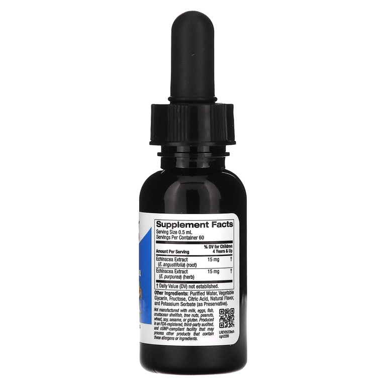 California Gold Nutrition, жидкая эхинацея для детей, без спирта, натуральный апельсин, 30 мл (1 жидк. унция)