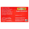 Twinings, Pure Black Tea, English Breakfast, 50 чайных пакетиков, 100 г (3,53 унции)