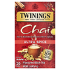 Twinings, ароматизированный черный чай, ультрапряный, 20 чайных пакетиков, 40 г (1,41 унции)
