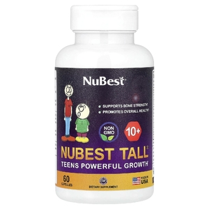 NuBest, Tall®, эффективная добавка для роста подростков, от 10 лет, 60 капсул