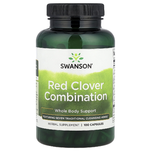 Swanson Vitamins, Красный клевер, 100 капсул