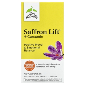 Terry Naturally, Saffron Life + куркумин`` 60 капсул