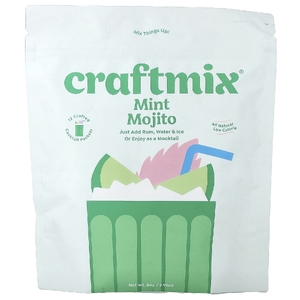 Craftmix, Коктейльная смесь, мятный мохито, 12 пакетиков, 84 г (2,96 унции)
