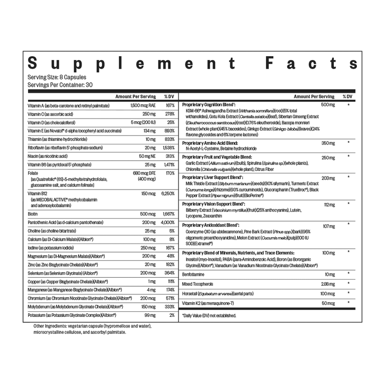 Seeking Health, Optimal мультивитамины, 240 капсул