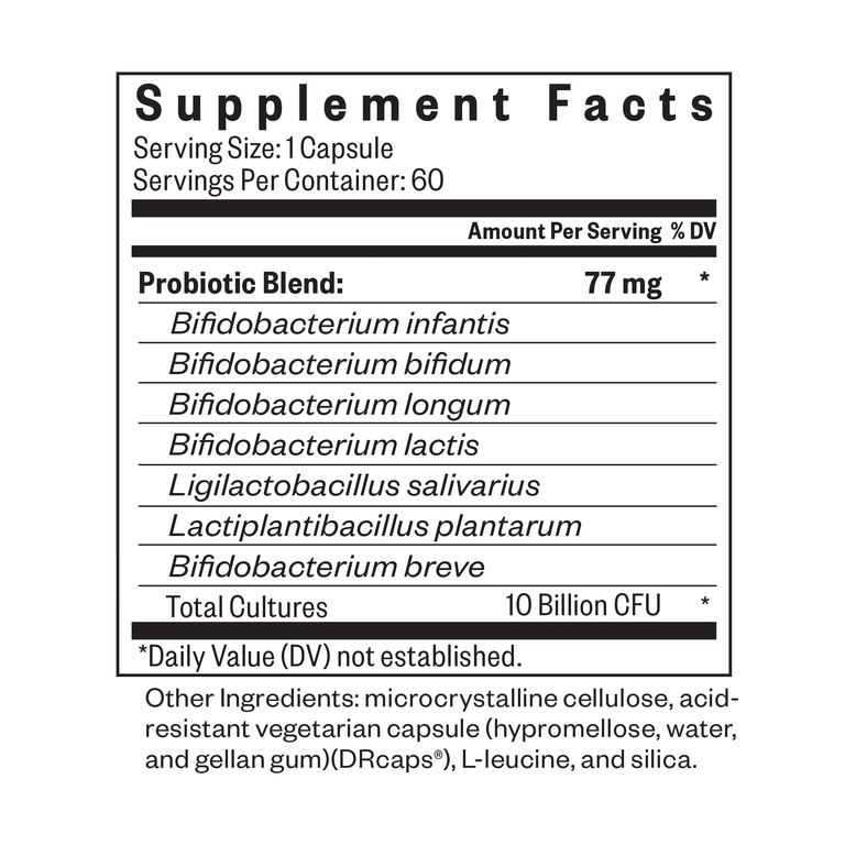 Seeking Health, ProBiota HistaminX, пробиотики, 10 млрд КОЕ, 60 вегетарианских капсул