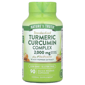 Nature's Truth, Комплекс куркумы и куркумина с экстрактом черного перца BioPerine®, 90 капсул с быстрым высвобождением