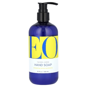 EO Products, мыло для рук, с бодрящим лимоном и эвкалиптом, 355 мл (12 жидк. унций) (Товар снят с продажи) 