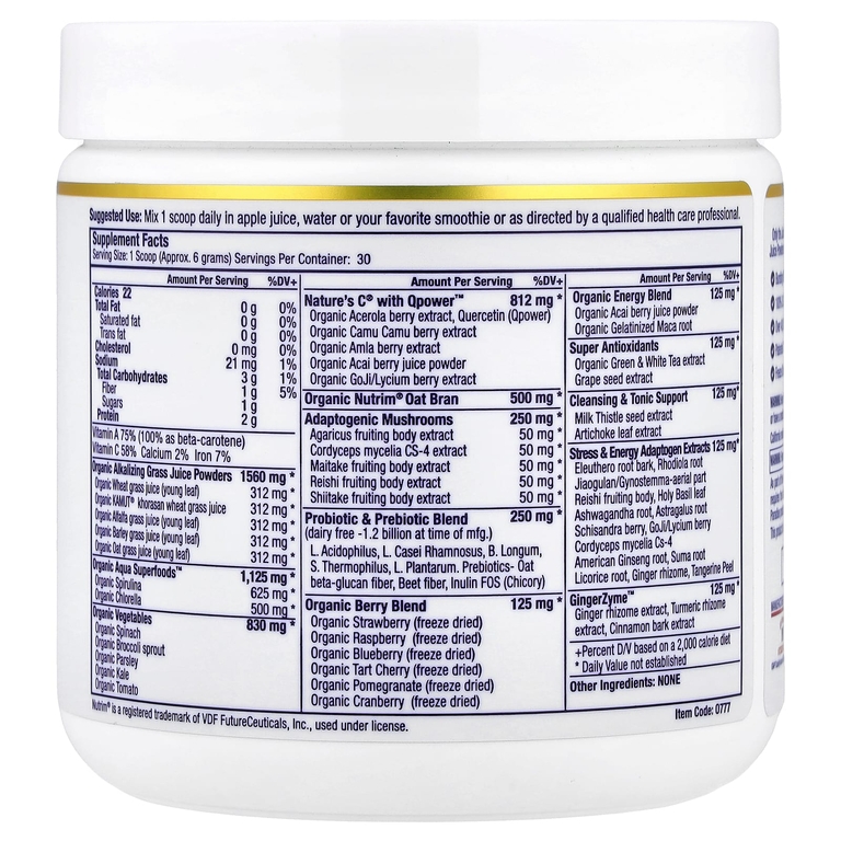 Paradise Herbs, комплекс фруктов, овощей и зелени, 182 г (6,4 унции)