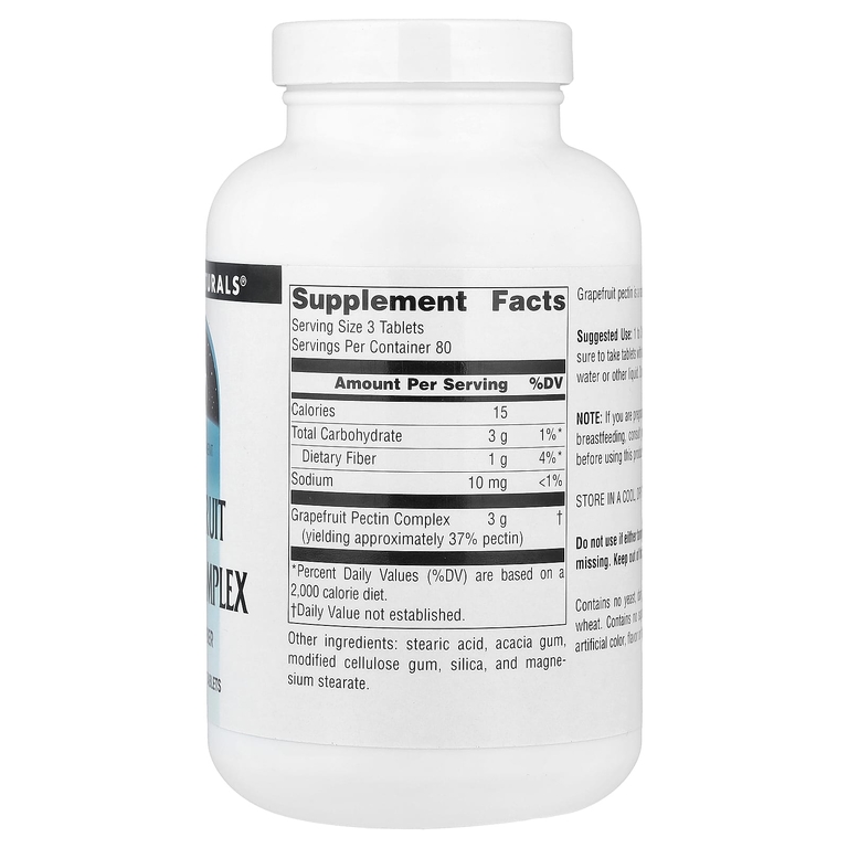 Source Naturals, Комплекс с пектином грейпфрута, 1000 мг, 240 таблеток