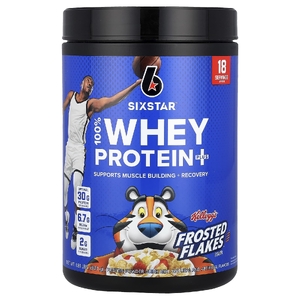 SIXSTAR, 100% Whey Protein Plus, замороженные хлопья от Kellog, 821 г (1,81 фунта)