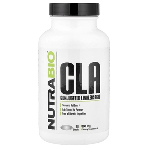 NutraBio, КЛК, 800 мг, 90 мягких таблеток (Товар снят с продажи) 