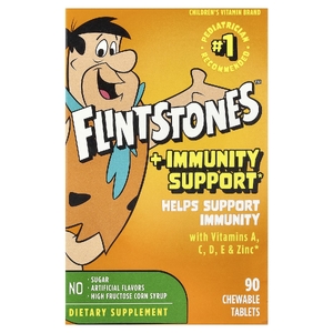 Flintstones, мультивитамины для детей, поддержка иммунитета, 90 жевательных таблеток