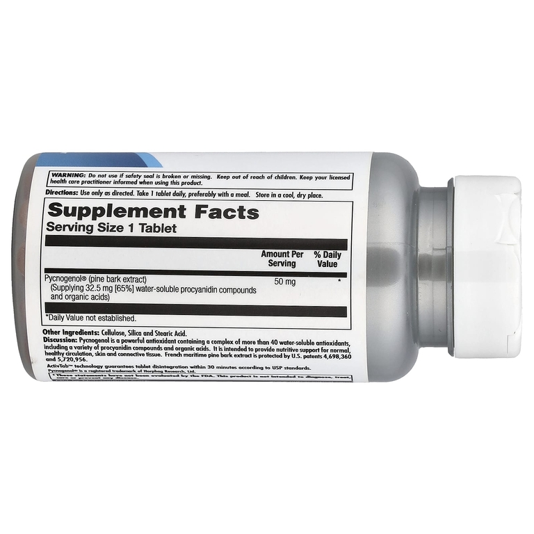 KAL, Pycnogenol®, 50 мг, 60 таблеток