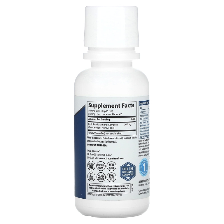 Trace, Liquid Gut Health, без добавок, 237 мл (8 жидк. унц.)