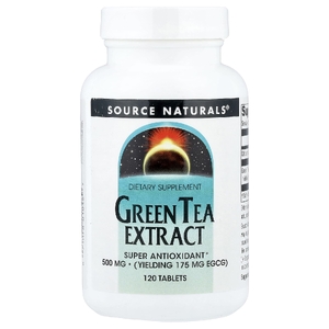 Source Naturals, экстракт зеленого чая, 500 мг, 120 таблеток
