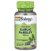 Solaray, True Herbs, чеснок и петрушка, 100 растительных капсул