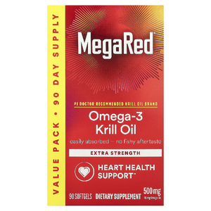 Schiff, MegaRed®, омега-3 масло криля, 500 мг, 90 капсул