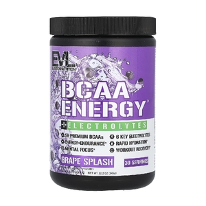 EVLution Nutrition, BCAA Energy®  с электролитами, виноградное молоко, 345 г (12,2 унции)