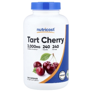 Nutricost, вишня, 240 капсул (300 мг в 1 капсуле)