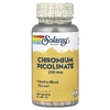 Solaray, Пиколинат хрома, 200 мкг, 100 таблеток