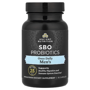 Ancient Nutrition, Мужчины Once Daily, пробиотики SBO, 30 капсул