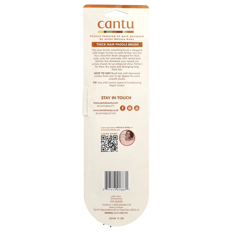 Cantu, гладкость, щетка для густых волос, 1 шт. (Товар снят с продажи) 