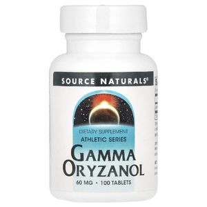 Source Naturals, Серия для спортсменов, гамма-оризанол, 60 мг, 100 таблеток