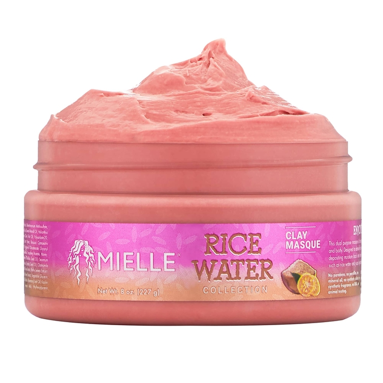 Mielle, Rice Water Collection, глиняная маска, 227 г (8 унций)