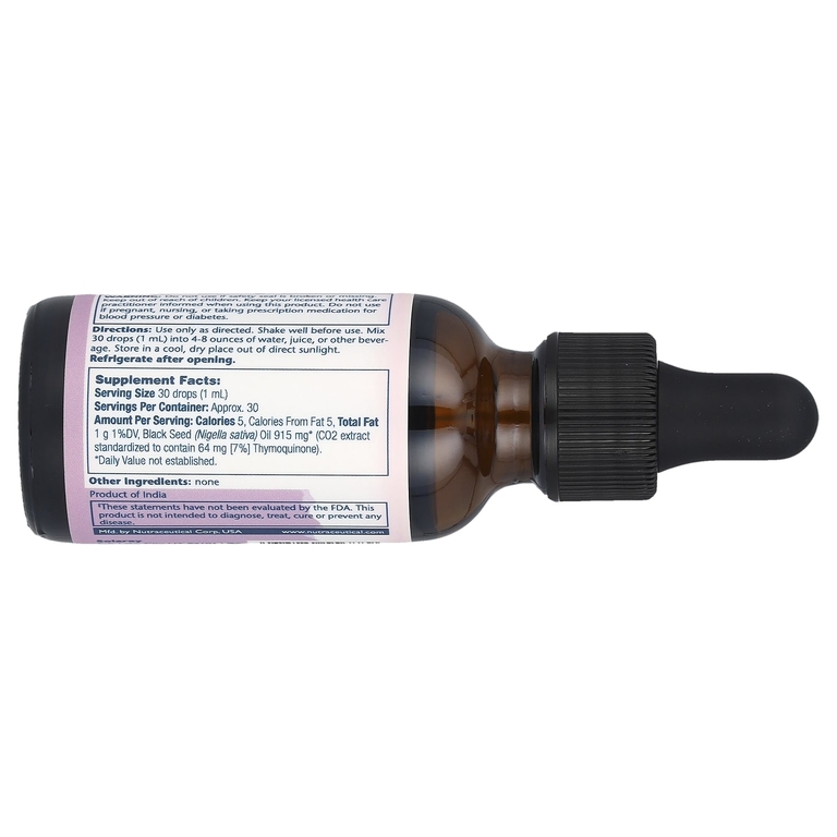 Solaray, Vital Extracts, масло черного тмина, 30 мл (1 жидк. унц.)