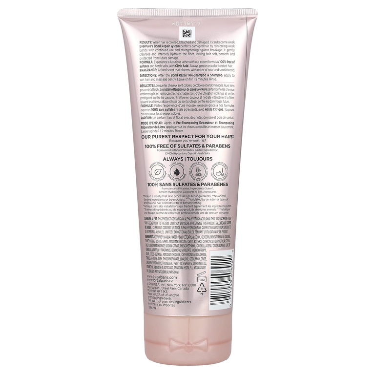 L'Oréal, EverPure, кондиционер для восстановления адгезии, 200 мл (6,8 жидк. унц.)