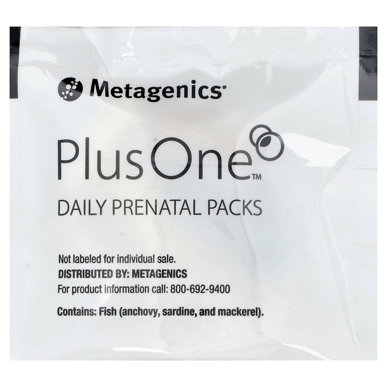 Metagenics, PlusOne®, комплекс для беременных, для ежедневного приёма, 30 пакетиков