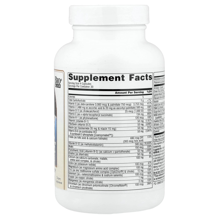 Source Naturals, Мультивитаминный комплекс, без железа, 120 капсул