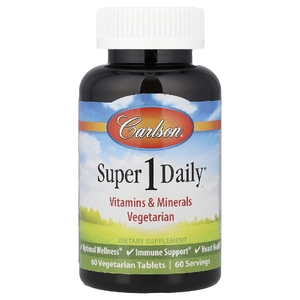 Carlson, Super 1 Daily®, 60 вегетарианских таблеток