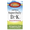 Carlson, Super Daily®, витамин D3 + витамин K2, 5,08 мл (0,172 жидк. унции)